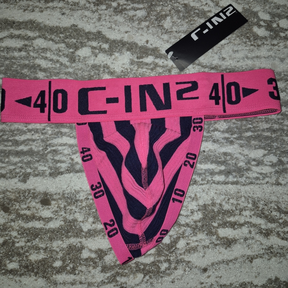 C-IN2 Men's H+A+R+D Thong Underwear Size Medium NEW - Picture 3 of 4